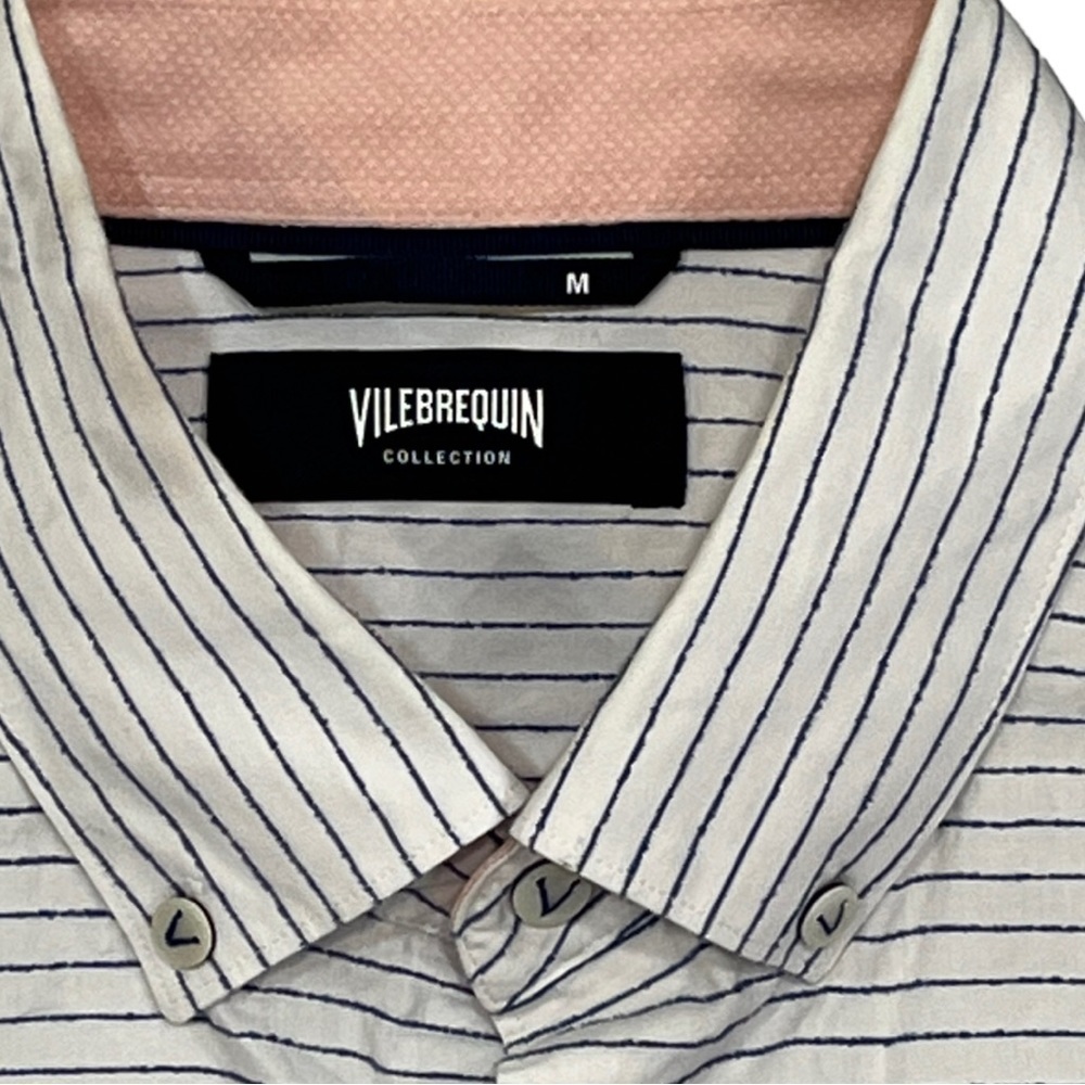 ๐ Vilebrequin Collection Menโs Button-Up Shirt | Size M | French Riviera Vibesโ - Picture 5 of 7